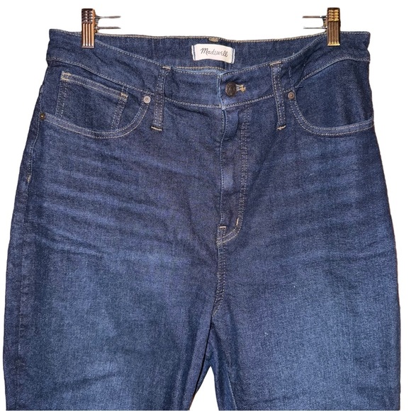 NEW MADEWELL Curvy High-Rise Skinny Jeans in Orland Wash TENCEL Denim Edition 32 - Picture 7 of 15